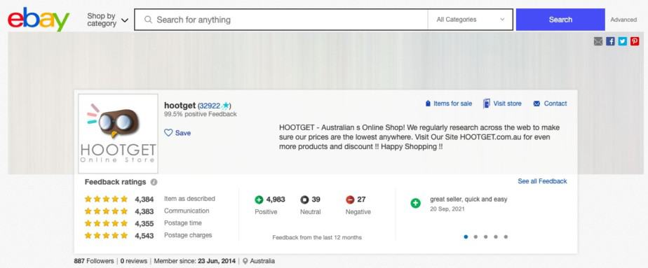 Finding dropshipping suppliers in Australia using eBay