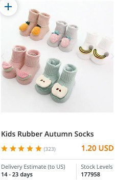 Salehoo baby socks