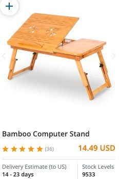 Salehoo laptop table