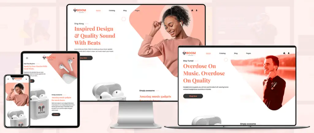 Boom theme one product store theme for Shopify