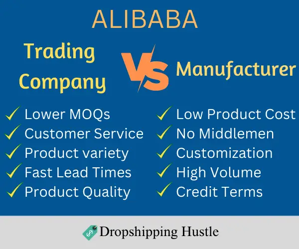 Trading company vs manufacturer the advantages of each Alibaba supplier
