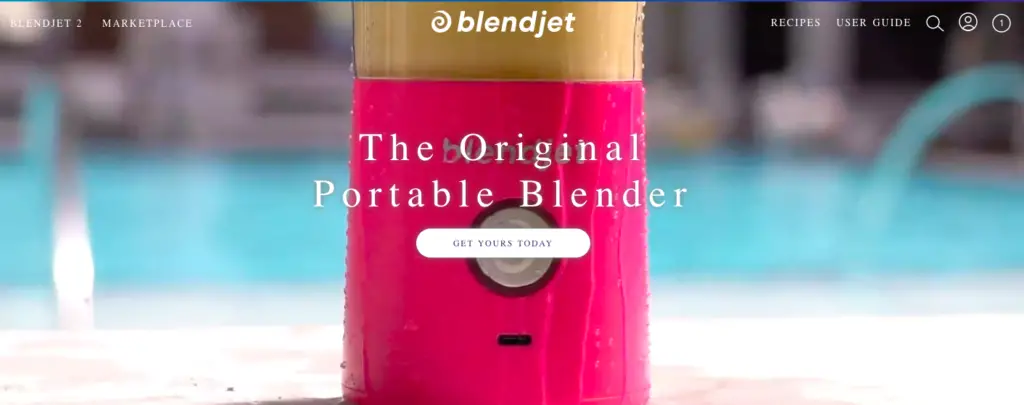 Blendjet is a one product Shopify store