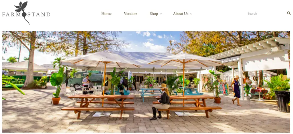 Farm Stand which is a grid theme example