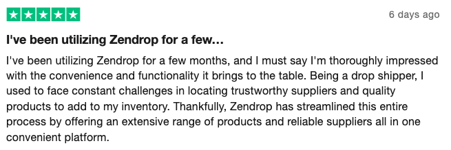 Positive Zendrop review