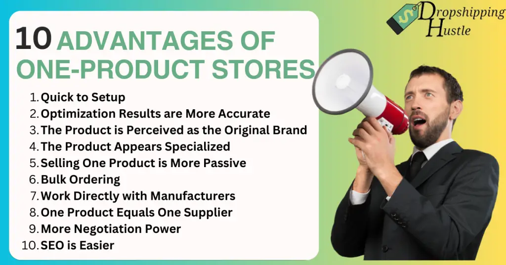 10 reasons why one-product stores work