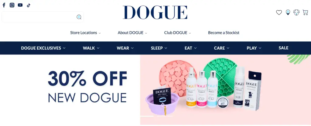 Dogue Shopify pet store
