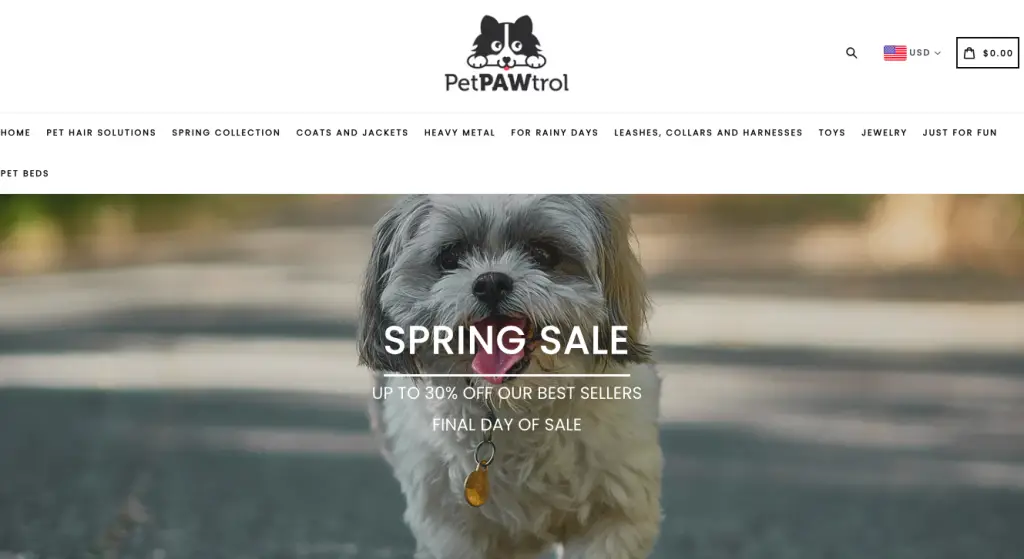 Pet Pawtrol Shopify store