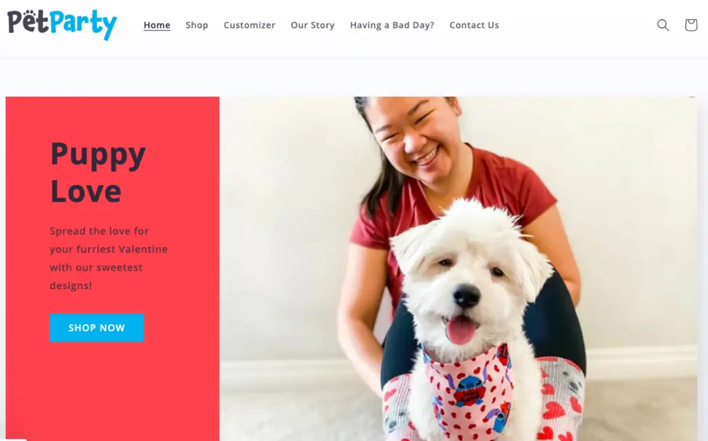 Pet Party Shopify pet store