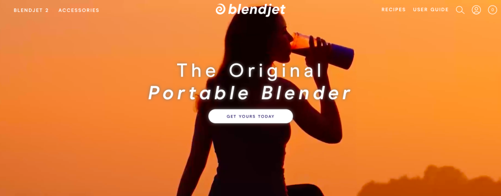One-product store example BlendJet